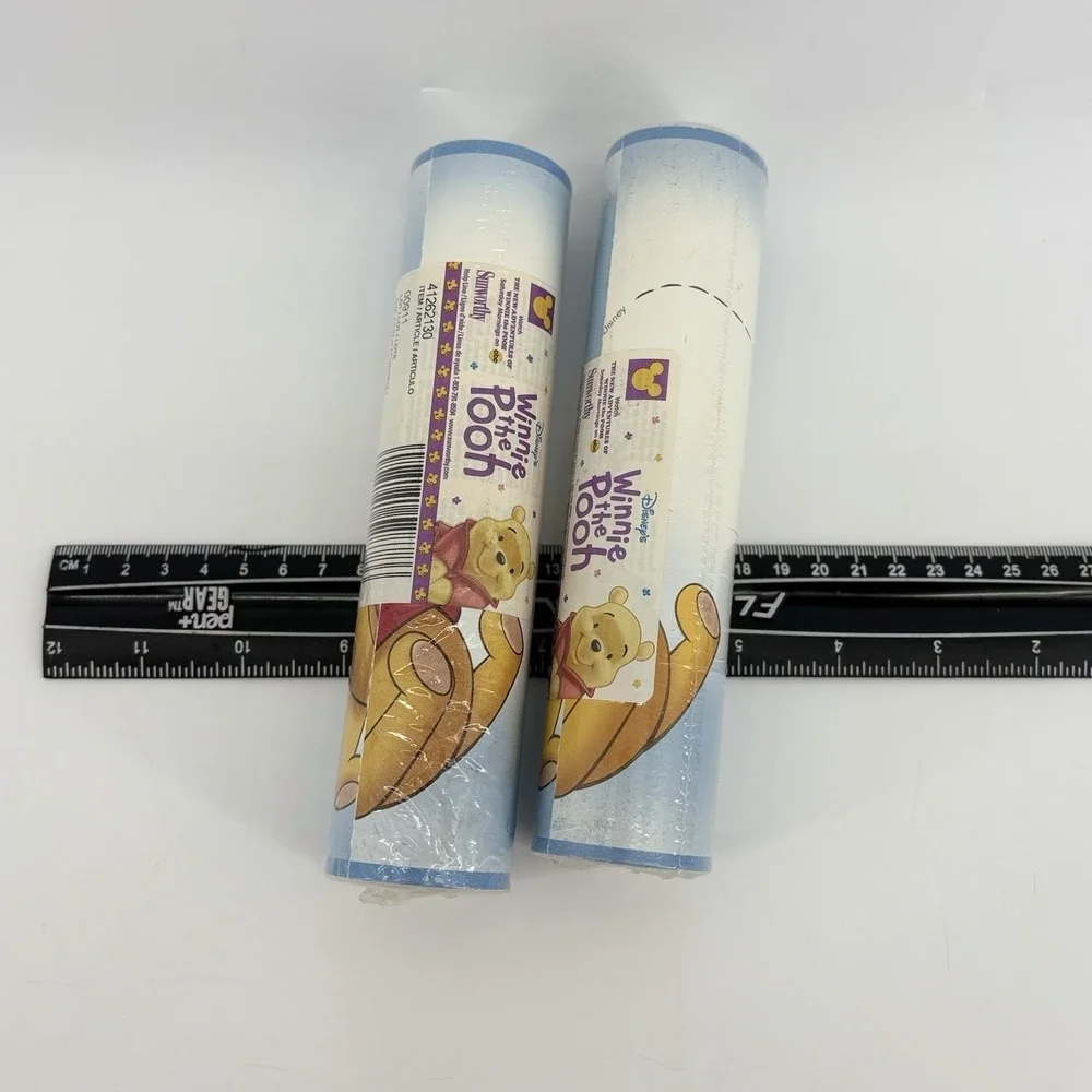 Disney Winnie The Pooh Pre-pasted Wallpaper Border 5 Yard Each 2 Rolls Imperial